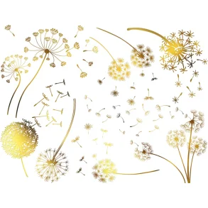 Guld farvet Decal 