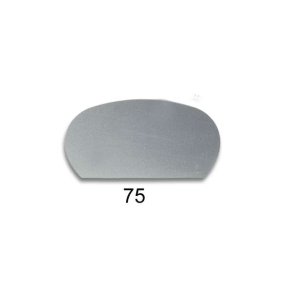 Ziehklinge - afrundet form med lige langside