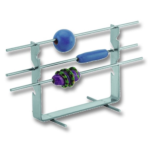 Perleholder med 3 Metalst�nger lav