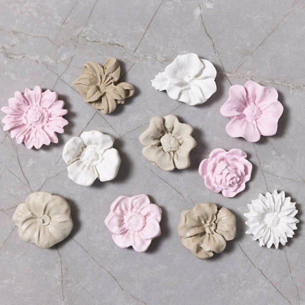 Silikoneform Marguerit, H: 0,5 cm, L: 2-2,5 cm