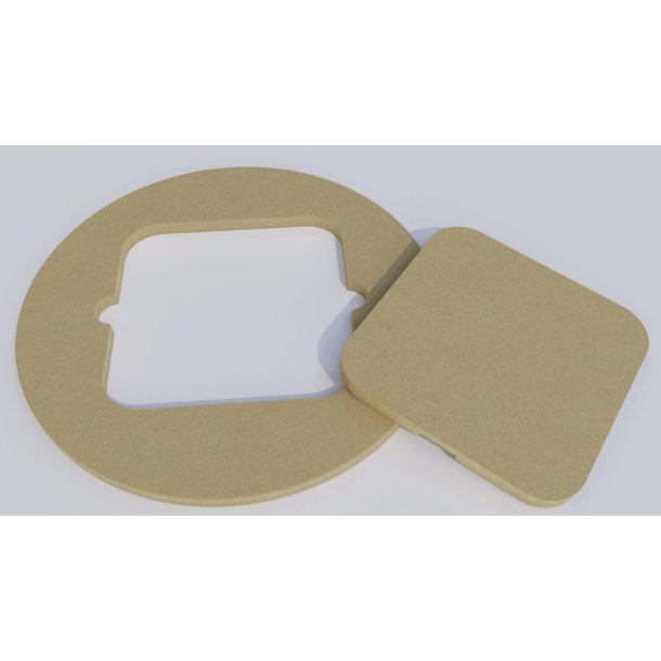 Bat 32 cm med indsats � MDF