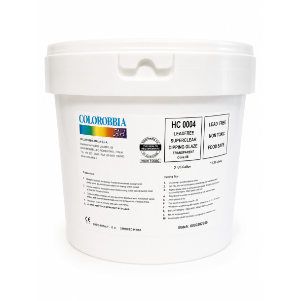 Colorobbia HC 004 Transparent Blank Dyppeglasur 11,36 L