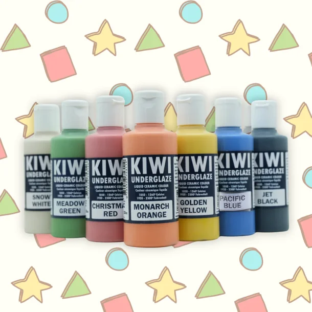 KIWI Grunds�t � 7 Underglasurer