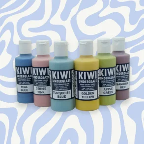 KIWI Kreativs�t � 6 Underglasurer
