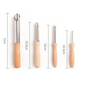 Hul s�t med 4 st�rrelser 