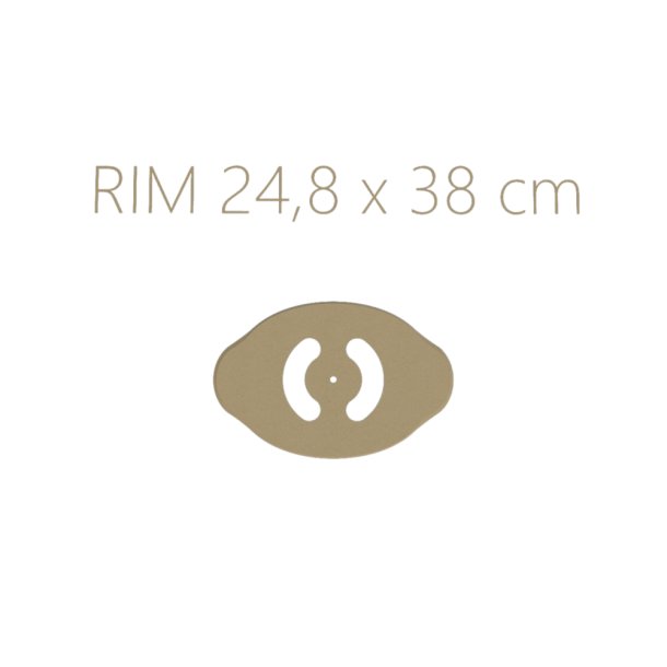 H�ndtag til Oval Plate 28 � 20 cm