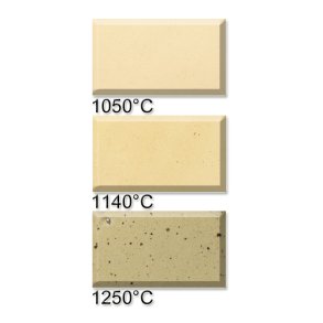 Baigefarvet ler med lava prikker uden chamotte