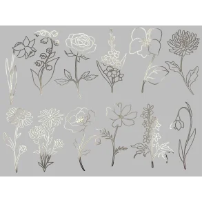 Haveblomster- S�lv