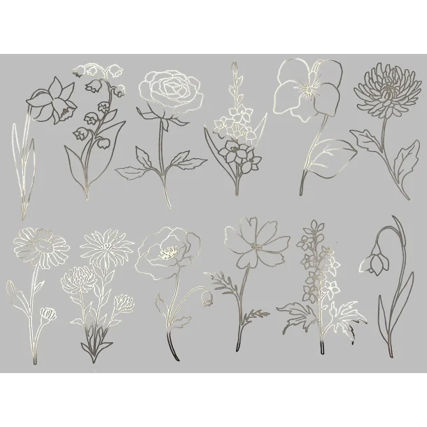 Haveblomster- S�lv