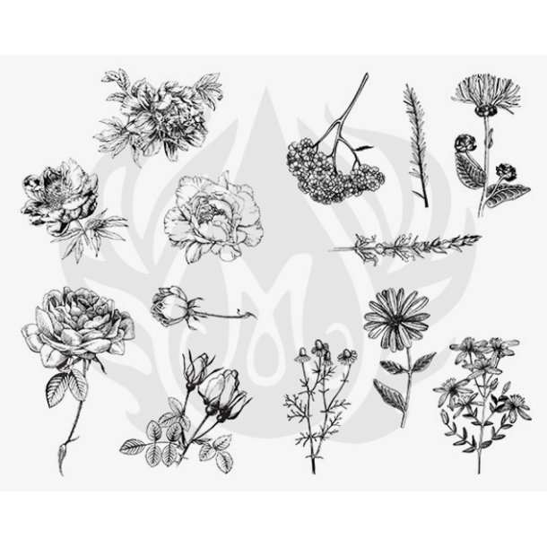 Designer Silkscreen Flowers