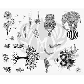 Designer Silkscreen Stylized Designs