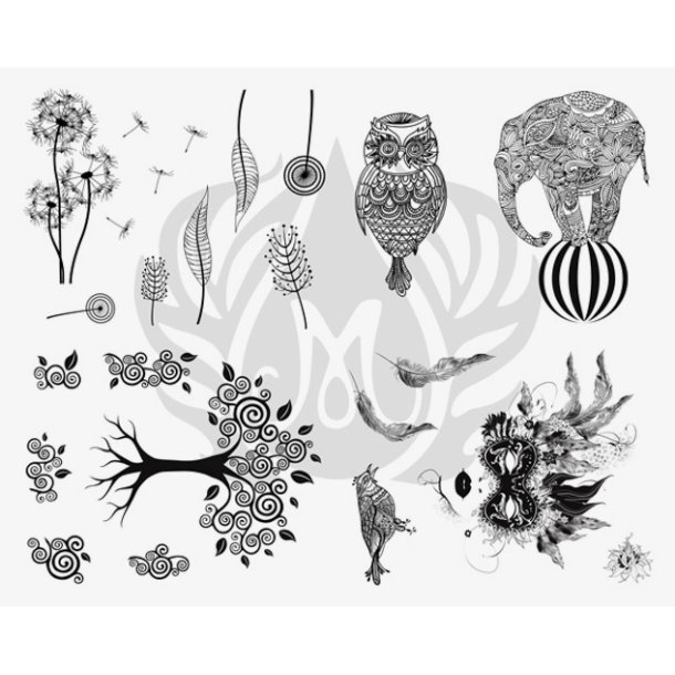 Designer Silkscreen Stylized Designs