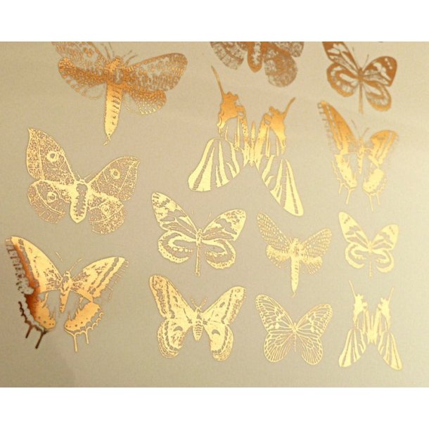 Small Butterflies - Guld