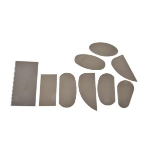 Metal rib s�t med 9 stk.