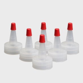 Plastik h�tter til Stroke & Coat 6 pak.