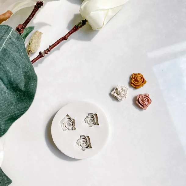 Silikoneform med sm� roser