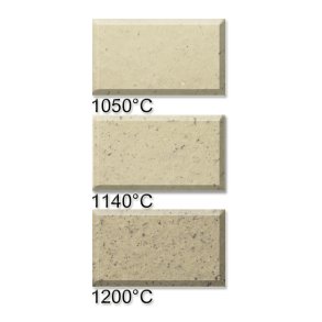 Sandfarvet Skulpturler med sort grov chamotte