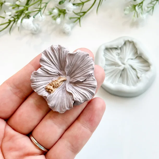 Silikoneform Hibiscus blomst
