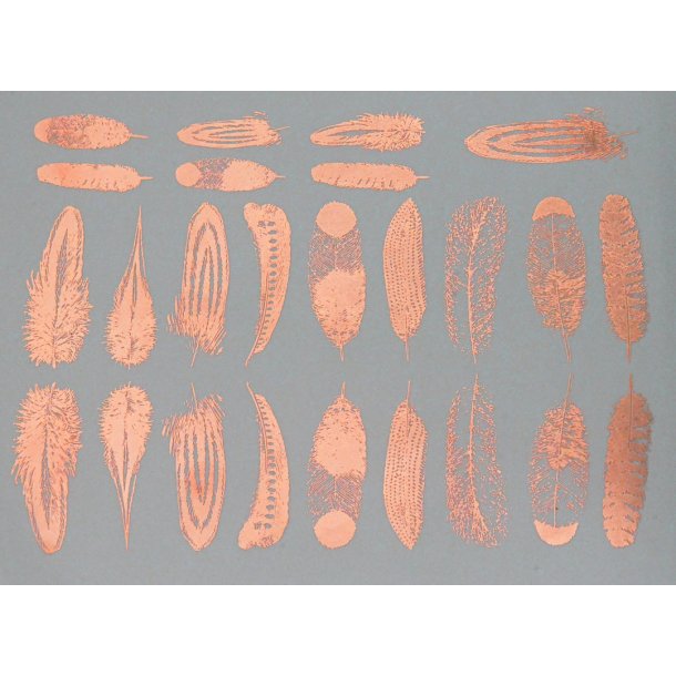 Small Feather - kobber